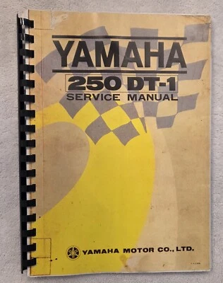 Yamaha DT-1 1968 250cc manual de servicio raro incluye información Yamaha GYT usada Foto 1 de 4