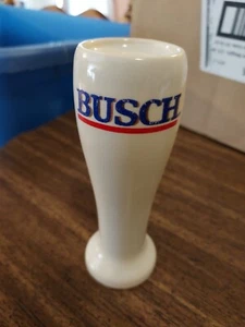  Vintage Busch Bier Keramik 5" Fass/Zapfhahn/Griff Bar Männerhöhle, Neu.  - Bild 1 von 4