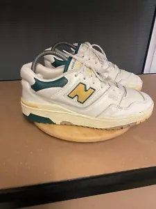 New Balance 550 Sneakers Mens Size 7.5 White Aime Leon Dore New York Rare - Picture 1 of 7