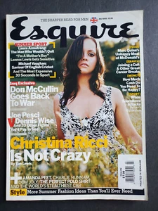 2003 UK Esquire Christina Ricci CHARLIE HUNNAM Roselyn Sanchez Anna Kournikova - Picture 1 of 10