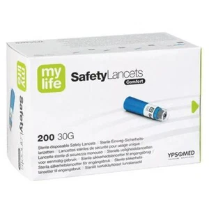 MYLIFE Safety Lancets 200pz Comfort Lancette di Sicurezza Monouso Sterili - Foto 1 di 4