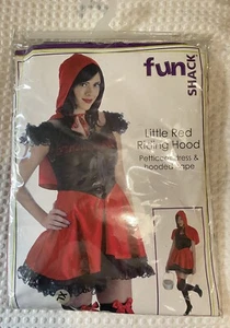 Ladies Little Red Riding Hood Costume Size XL Fancy Dress Fun Shack Halloween - Picture 1 of 6