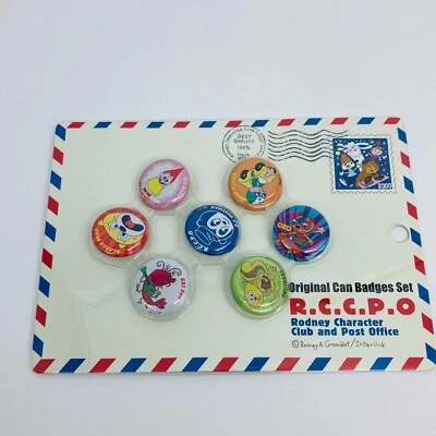 PARAPPA THE RAPPER Original Can Badges Set Rodney Character Club and Post Office - Image 1 of 4