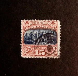 US Scott #119 Used 1869 Pictorial w/'G' Grill / Sharp, Sound Classic / SCV $225 - Picture 1 of 2
