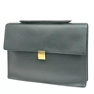 LOUIS VUITTON Angara Hand Bag Taiga Leather Episea Green France M30774 67FA288 - Picture 1 of 15