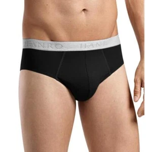 Hanro Cotton Essentials Sporty Everyday 2 Pk Mens Briefs - Picture 1 of 6