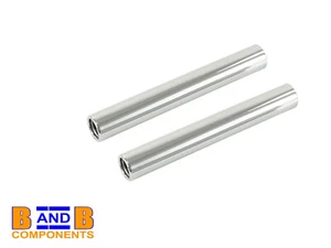 TAILPIPE TAIL PIPES VW T1 BEETLE BUG CHROME x 2 113251163G 225mm A482 - Picture 1 of 5