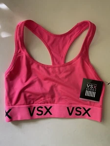Victorias Secret VSX Pink Sports Bra Small - Picture 1 of 5