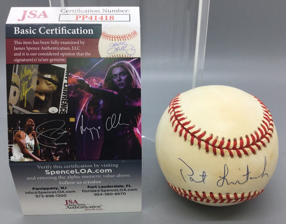 Pat Listach American League Autographed Baseball - JSA Certified - Image 1 of 4