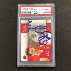 2009-10 Panini Studio #92 Andrea Bargnani Signed Card AUTO PSA Slabbed Raptors - Picture 1 of 2