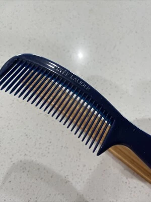 Estee Lauder Comb Navy Travel purse size 6.5” NEW  - Image 1 of 3