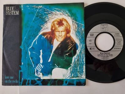 Blue System - Love Me On The Rocks 7'' Vinyl Germany/ Dieter Bohlen - Image 1 of 4