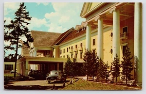1950s Lake Hotel North Shore Vtg Yellowstone National Park Wyoming WY Postcard - Picture 1 of 2