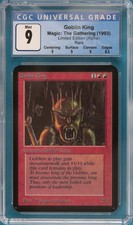 Goblin King Alpha MINT Red Rare Graded CGC 9 MTG CARD (ID# 3789563052) ABUGames