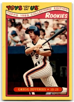 1989 TOPPS TOYS'R'US ROOKIES GREGG JEFFERIES NEW YORK METS #15 - Image 1 of 2