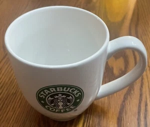 Taza de café Starbucks 2007 grande 14 OZ blanca con logotipo - Imagen 1 de 4