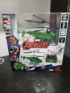 WORLD TECH TOYS  HULK w/ FIGURE MARVEL Avengers HELICOPTER Z7 - Picture 1 of 11