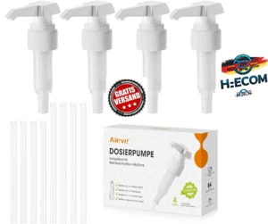 4x Dosierpumpe Für 1000ml Vital Drink Flasche – Sirupspender Mit 8 Schläuchen - Bild 1 von 9