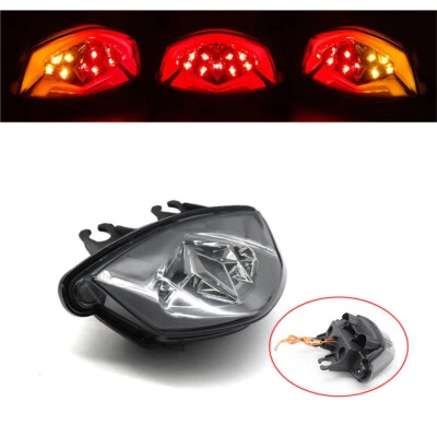 Luz trasera LED indicador de parada luz intermitente lámpara para 17-20 Suzuki GSXS750 GSXS1000 Foto 1 de 4