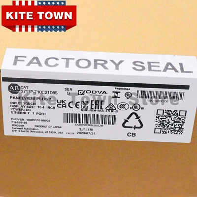 2024 New in box AB 10" Factory Sealed 2711P-T10C21D8S HMI PanelView Plus 7 US - Image 1 of 4