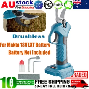 30mm Brushless Cordless Electric Pruning Shears Secateur For Makita 18V Battery - Picture 1 of 13