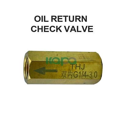 Brass Check Valve G1/4" Female Male NPT Screw Air Compressor Check Valve - NEW - Image 1 of 4