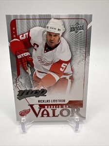 2008-09 Upper Deck MVP Marked by Valor Insert #MV8 Nicklas Lidstrom Red Wings