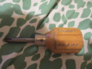 Vintage Stanley Stubby Phillips Screwdriver No. 2712 Scarce #2 Excellent Shape - Picture 1 of 6