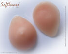  Softleaves Silicone Breast Enhancers Full Cup with Nipple Impressions n Tape