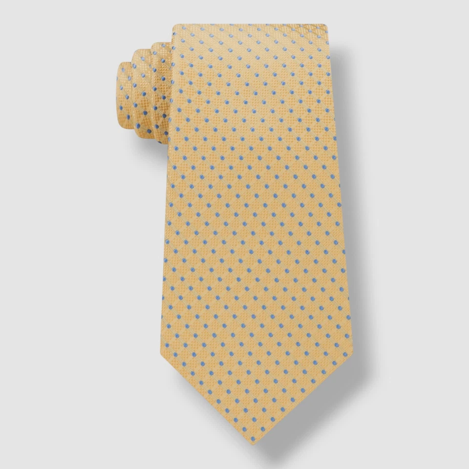 Мужской галстук Tommy Hilfiger Yellow Dot Silk 59 X 3 - Изображение 1 из 1