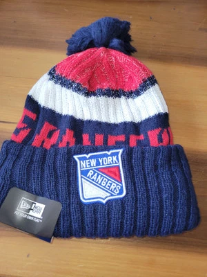 GORRO TEJIDO NEW YORK RANGERS AZUL Y ROJO NEW ERA. Nuevo con etiquetas Foto 1 de 2
