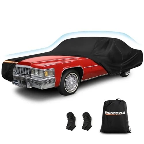 For Cadillac Deville 1959-1984 Waterproof Car Cover All Weather with Door Zipper Foto 1 de 4