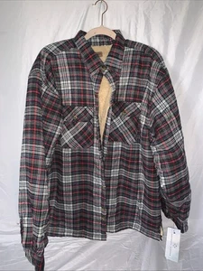 Rugged Elements Flanell Herren 2XL rot kariert gesteppt gefüttert Utility Jacke - Bild 1 von 7