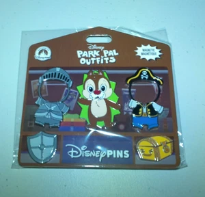 2025 Disney Parks Park Pal Outfit DALE (Chip & Dale) Costume Pin Set "BRAND NEW" - Picture 1 of 1