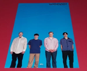 WEEZER VINTAGE ORIGINAL 1994 PROMO ONLY BLUE POSTER GEFFEN RECORDS RIVERS CUOMO  - Bild 1 von 16