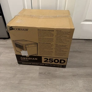 Corsair Obsidian Series 250D Mini ITX Custodia Computer Nero Acciaio Alluminio Spazzolato - Foto 1 di 4