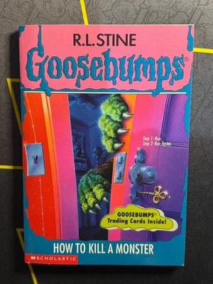 How to Kill A Monster Goosebumps #46 - R.L. Stine Scholastic - 1st Print - Image 1 of 3