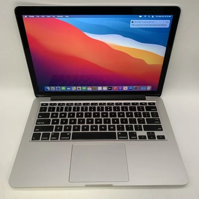 Macbook Pro Retina 13" A1502 L2013 i5 4258U 2.4GHz 4GB Ram 128GB SSD Big Sur - Image 1 of 4