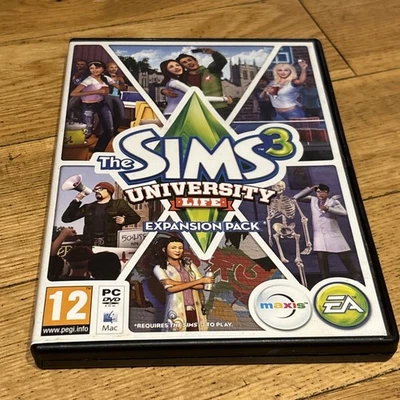 The Sims 3 University Life Expansion Pack PC Game DVD; also Generations - Image 1 of 4
