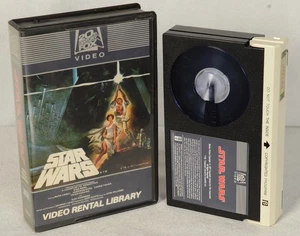 Star Wars Beta Betamax 1982 Video Rental Library Serial Number 083220  NOT VHS - Picture 1 of 7