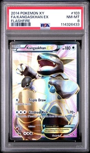 2014 POKEMON FLASHFIRE KANGASKHAN EX #103 FULL ART PSA 8 NM #114326433 - Bild 1 von 2