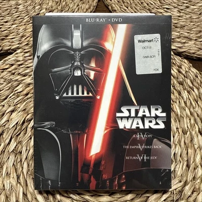 Star Wars Trilogy BLU-RAY + DVD REGION A / 1 (6-Disc Set, 2013) -- NEW! SEALED!! - Image 1 of 3