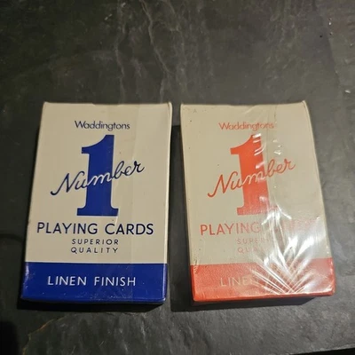 Waddingtons Number 1 Playing Card Game, play with the classic Red Twin Pack  - Image 1 of 3
