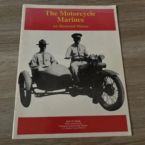 The Motorcycle Marines Jack M. Sands 2002 Reprint Paperback - Picture 1 of 3