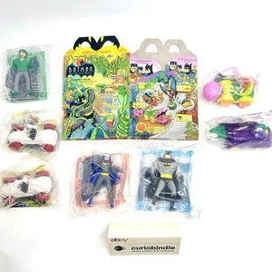 1993 Batman Animated Series McDonalds Happy Meal 7 Spielzeuge + 1 Happy Meal Box - Bild 1 von 6