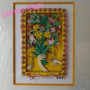 JAMES RIZZI FROWERS POP art 3D Signed - Picture 1 of 19