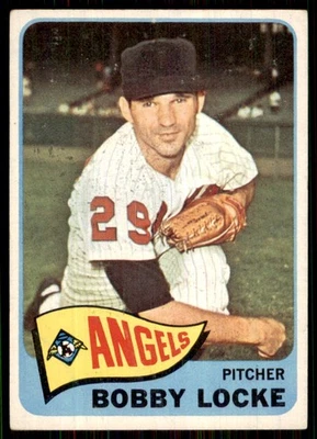 1965 Topps CREASES #324 Bob Locke Los Angeles Angels - Image 1 of 2