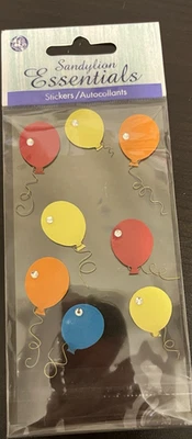 Sandylion Essentials Balloons Scrapbooking Stickers-New And Unopened - Image 1 of 2