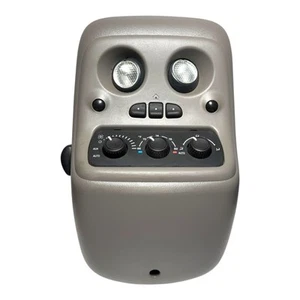 99-06 GMC Silverado Sierra Overhead Ceiling Console Light Homelink Temp Pewter - Picture 1 of 14