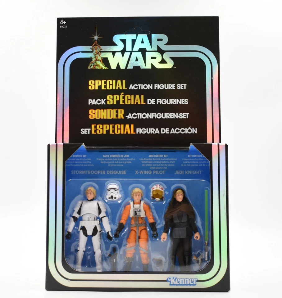 Star Wars The Vintage Collection Jedi Destiny Luke Skywalker Special Figure Set - Image 1 of 2